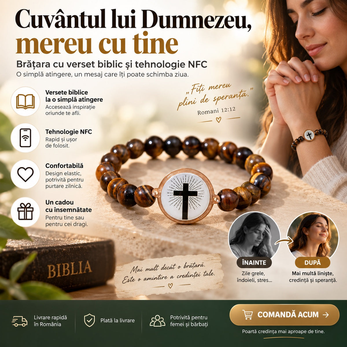 Bratara cu NFC
